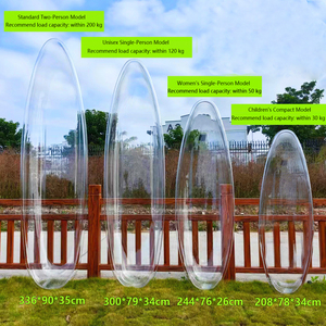 Kayak Transparente de Alta Calidad de 8 mm, Kayak de Policarbonato Transparente para 2 Personas, Canoa Transparente |   Pesca, Turismo, Alquiler, Diviértete - Product Image 2