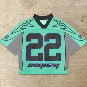 Nueva Camiseta Deportiva Transpirable Personalizada de Fútbol Americano con Estampado Digital 3D de Moda 2026 - Product Image 4