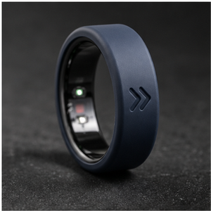 Coque de protection en silicone personnalisée pour Oura Ring 4 Gen 3, motif chevron marine, emblème flèche, adhérence sûre et antidérapante - Product Image 1