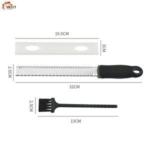 Râpe multifonctionnelle manuelle en acier inoxydable XL pour fruits, fromage, chocolat, <span class=keywords><strong>zeste</strong></span> <span class=keywords><strong>de</strong></span> <span class=keywords><strong>citron</strong></span>, facile à utiliser - Product Image 2