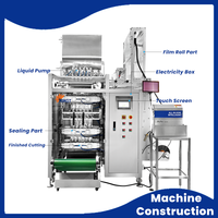 Machine d'emballage automatique pour sachets de ketchup, miel, pâte d'arachide, confiture et sauce tomate