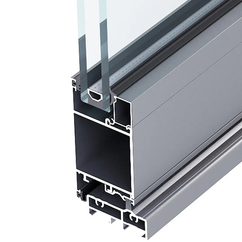 SHENGXIN Profil Ekstrusi Aluminium Produsen Teratas untuk Pintu Geser Kaca Ganda
