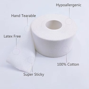 Tùy chỉnh ngón tay băng cử tạ băng bông cao cấp thể thao đóng đai băng cho thể thao hỗ trợ với không gây dị ứng chất kết dính - Product Image 3