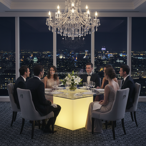 Nueva Llegada: Muebles LED Modernos <span class=keywords><strong>para</strong></span> Cafeterías, Mesas y Sillas <span class=keywords><strong>de</strong></span> Lujo Iluminadas <span class=keywords><strong>para</strong></span> Restaurantes, Sofás y Asientos <span class=keywords><strong>para</strong></span> Exteriores - Product Image 2