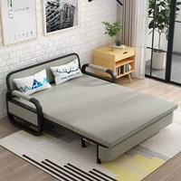 Sofá cama con juego de almacenamiento, muebles, dormitorio, cama, sala de estar de 3 plazas, sofá cama multifuncional extraíble de cuero de lujo inteligente