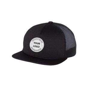 Gorra Trucker Personalizada de Moda para Exteriores, Estructurada de Malla, de 5 Paneles, con Cierre Ajustable y Parche Bordado Bicolor - Product Image 4