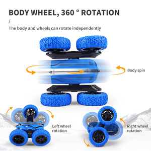 360 Độ Xoay Diễn Viên Đóng Thế Xe RC Đồ Chơi Có Thể Sạc Lại Hai Mặt 3D Lật Leo Thư Bị Trả Lại Biến Áp Đài Phát Thanh Điều Khiển Từ Xa Xe Đồ Chơi - Product Image 2