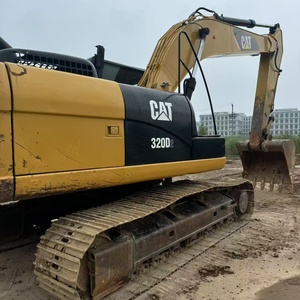 รถขุด CAT 320D2 สีเหลือง แบบติดตั้งบนราง สำหรับงานก่อสร้างหนัก - Product Image 4