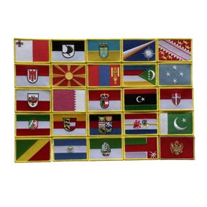 Guinea Ecuatorial África País Bandera Parche bordado Insignia Bordado Bandera Parches para mochila - Product Image 2