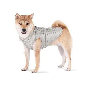 Casaco de inverno refletivo impermeável para cachorro, casaco quente personalizável com preço de atacado, roupas para animais de estimação