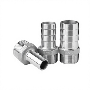 Adaptateur de sortie de pompe à <span class=keywords><strong>eau</strong></span> en acier inoxydable 304, raccord pagode à filetage extérieur, diamètre variable, 4 points 6 points métrique/imperial - Product Image 1