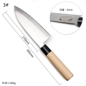 Dao Sushi Chất Lượng Cao Nhật Bản Bán Chạy Với Cán Gỗ Và Sắc Nét Tuyệt Vời - Product Image 5