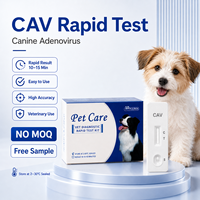 Prueba Rápida Veterinaria de Antígeno del Coronavirus Canino (CCV Ag), Fácil de Usar, Lectura Clara