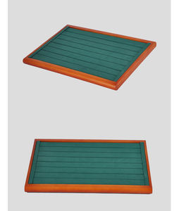 Wholesale Custom Wooden Grain Tray for Pendant <b>Ring</b> Bracelet Display Stackable Jewelry Tray - Product Image 5