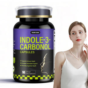 Cápsulas de Indol-3-Carbinol Premium, Mezcla de Vitaminas e Inulina, Personalizadas OEM ODM, Certificadas NSF ISO, Veganas, Kosher, Halal - Product Image 2