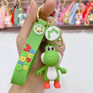Jeu <span class=keywords><strong>Mario</strong></span> <span class=keywords><strong>Bros</strong></span> Luigi Champignon Personnage Poupées Dessin Animé SuperMario Porte-clés 3D <span class=keywords><strong>Mario</strong></span> Anime Porte-clés Caoutchouc Vente en gros - Product Image 6