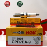 Bougie d'allumage en iridium d'origine NGK CPR7EA-9/3901 OE 31917KPH901/920700022/9470000420 - pour HONDA/KAWASAKI/YAMAHA
