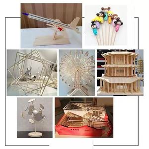 Bâtons ronds en bois massif, tiges en pin avec trous, outils et fournitures d'artisanat, tailles personnalisables - Product Image 5