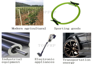 FRP Pultruded Flat Strip & Plate Productos de fibra de vidrio Servicio de corte anticorrosión de alta resistencia Uso industrial - Product Image 6