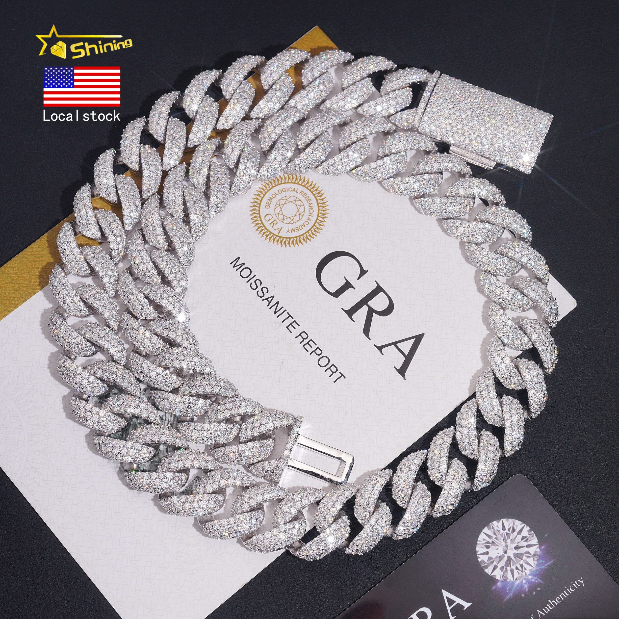 vvs moissanite chain cuban