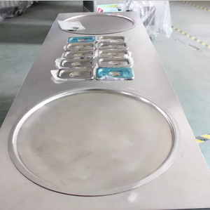 Vevor ถาดทำไอศกรีมเครื่องทำไอศกรีมแผ่นเย็นผัดไอศกรีมเชิงพาณิชย์จากประเทศไทย - Product Image 3