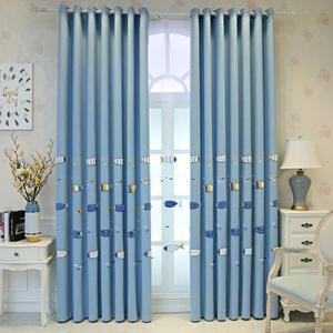 <span class=keywords><strong>Tende</strong></span> semplici di lino di cotone nordico <span class=keywords><strong>per</strong></span> camere da letto <span class=keywords><strong>per</strong></span> bambini con finestra piatta <span class=keywords><strong>per</strong></span> ragazzi stanze delle ragazze con ricami di cartoni animati oscuranti - Product Image 3