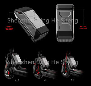 <span class=keywords><strong>Batterie</strong></span> <span class=keywords><strong>externe</strong></span> 48V pour trottinettes <span class=keywords><strong>électrique</strong></span>s Ninebot by Segway Max G3 GT3 F3/F3Pro, autonomie étendue, étanche IPX7, 20W Type-C - Product Image 2