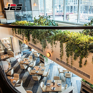 ชุดเฟอร์นิเจอร์ร้านอาหารกลางแจ้ง J2S รุ่น Patio พร้อมที่นั่งโค้งสไตล์สแกนดิเนเวียนทันสมัย ผลิตจากผ้ากันน้ำ เป็นมิตรกับสิ่งแวดล้อม เหมาะสำหรับโรงแรมและร้านกาแฟ - Product Image 3