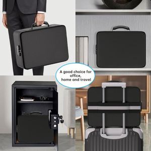 Bolsa de Seguridad Portátil OEM para el Hogar, Viajes y Oficina, de 4 Capas, Ligera, Duradera, Aislada, Ignífuga, Impermeable, con Cierre de Cremallera y 13 Bolsillos - Product Image 6