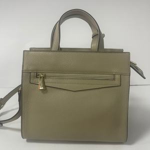 Bolso de Mano de Cuero Genuino Personalizado de Fábrica OEM para Mujer, Estilo Vestido de Fin de Semana, Patrón Lichee, Cierre de Cremallera, Cadena, Correa Única, Resistente al Agua - Product Image 2