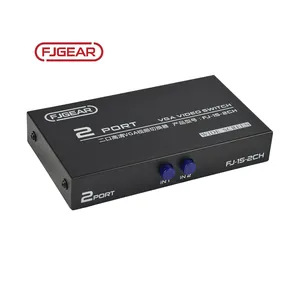 Fjgear من مصنع الصين وأفضل سعر لمفتاح تحديد vga 2 منفذ 3D/HD vga switch P vga 2 input 1 output 4k