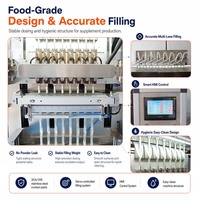 Ligne de machine d'emballage et de cartonnage entièrement automatique multi-pistes pour bâtonnets glacés, sucettes glacées, jus, boissons, gelées et sachets de liquides