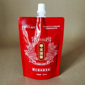 Bolsa con Boquilla Reutilizable Personalizada OEM para Envasado de Jugos, Bebidas y Líquidos - Product Image 1