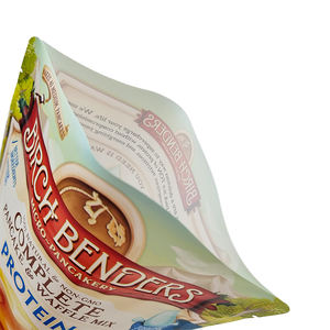 Bolsa de embalaje de alimentos horneados con impresión personalizada, bolsa de pie preformada al vacío <span class=keywords><strong>para</strong></span> queso, pan, Pizza, tortitas, mezcla de gofres - Product Image 5