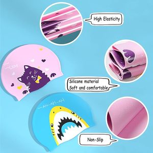 Bonnets <span class=keywords><strong>de</strong></span> <span class=keywords><strong>bain</strong></span> en silicone haute élasticité pour enfants Bonnets <span class=keywords><strong>de</strong></span> <span class=keywords><strong>bain</strong></span> Offre Spéciale <span class=keywords><strong>de</strong></span> haute qualité <span class=keywords><strong>Meilleur</strong></span> <span class=keywords><strong>bonnet</strong></span> <span class=keywords><strong>de</strong></span> <span class=keywords><strong>bain</strong></span> imperméable - Product Image 3