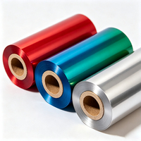 Ruban de transfert thermique couleur Haoxuan, rouleau de ruban d'impression de 1 pouce pour étiquettes, emballages, étiquettes de conditionnement et impression de données variables