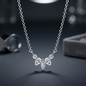 Collier élégant pour femme, bijoux fins de luxe, pendentif diamant, idéal pour les occasions spéciales, cadeau pour femme - Product Image 2