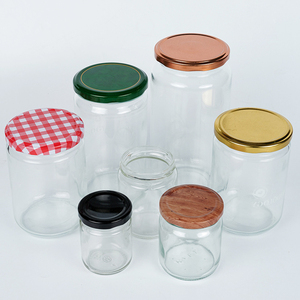 En Stock, 350ml, 400ml, 450mL, 500ml, 770ml, tarro de vidrio redondo para salsa de Chocolate, mantequilla de maní, encurtidos, tarros de mayonesa, contenedor - Product Image 4