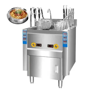 3/6 Heads Electric Standing Noodle Cooker Cooking Machine Automatic Basket Lifting System Commercial Noodle Boiler Machine