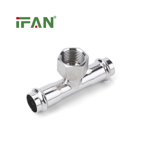 ข้อต่อสแตนเลส IFAN สำหรับท่อ PEX ระบบประปา น้ำร้อนน้ำเย็น PN25 ขนาด <span class=keywords><strong>1</strong></span>/2"-2" ข้อต่อแบบกด PEX SS - Product Image 2