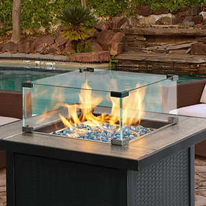 Feu <span class=keywords><strong>de</strong></span> cour à gaz extérieur personnalisable moderne Support Kang Pas cher Transfrontalier Tissé Fer Vaporisateur Plastique Rotin <span class=keywords><strong>Table</strong></span> Hot Brazier - Product Image 4