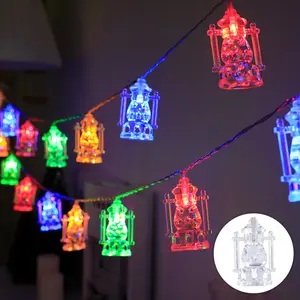 Лампа Ramadan Eid, дворцовая лампа, керосиновая масляная лампа, светодиодная гирлянда, праздничное освещение