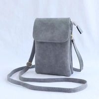 Mini porte-monnaie mobile pour femmes à la mode Style coréen sac à bandoulière étanche PU avec fermeture à glissière Portable nouveau