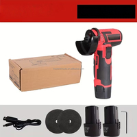 Meuleuse d'angle sans fil professionnelle sans balais 9000 tr/min, mini portable pour meulage, découpe, polissage avec interrupteur à palette