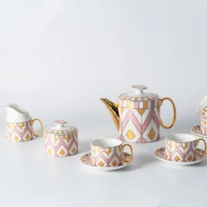 潮州陶瓷茶具厂家新款骨瓷咖啡套