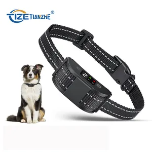 Tize top sale collier Anti-aboiement Rechargeable sans choc collier de dressage pour chien sans télécommande