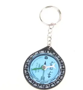 Wholesales Islam Muslim Compass With Keychain Plastic Qibla Finder Compass