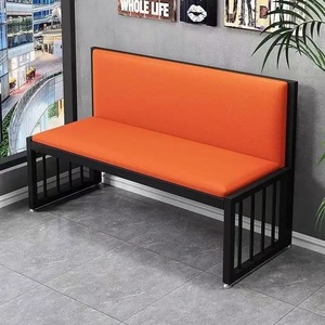 Sillas de Espera para Salón de Belleza 2025, Sofás Dobles y Triples de Hierro Forjado con Cojines Suaves, Bancos Largos Modernos de Estilo Casual - Product Image 3