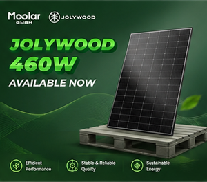 แผงโซลาร์เซลล์ Jolywood 460W ขนาด 182 มม. ชนิด PERC สีดำทั้งหมด ประสิทธิภาพสูง คุณภาพเสถียร พลังงานที่ยั่งยืน - Product Image 1