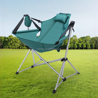 Chaise à bascule pliable et portable pour le camping en plein air, légère et durable, idéale pour la randonnée, la pêche, les pique-niques, le jardin, le parc et la plage